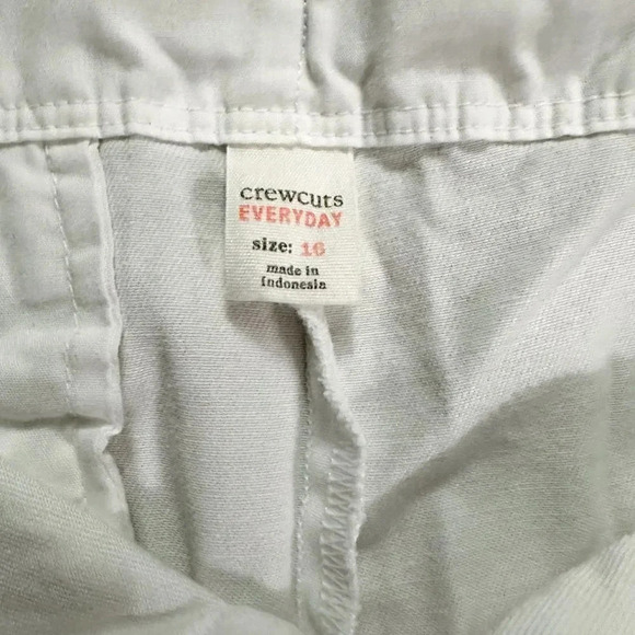 Crewcuts | Girls White Cotton Shorts (16) - Picture 4 of 5